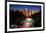 Downtown Los Angeles At Night-null-Framed Art Print