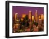 Downtown Los Angeles, California at sunset-null-Framed Photographic Print
