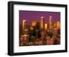 Downtown Los Angeles, California at sunset-null-Framed Photographic Print