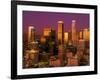 Downtown Los Angeles, California at sunset-null-Framed Photographic Print