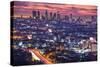 Downtown Los Angeles, California, USA Skyline at Dawn.-SeanPavonePhoto-Stretched Canvas