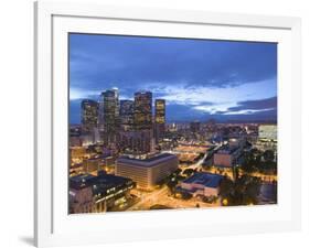 Downtown Los Angeles, California, USA-Walter Bibikow-Framed Photographic Print