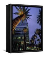Downtown Los Angeles, Civic Center Area-Stuart Westmorland-Framed Stretched Canvas