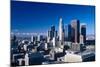 Downtown Los Angeles viewed from the Hollywood Hills, Los Angeles, California-null-Mounted Photographic Print