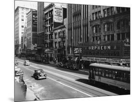 Downtown Los Angeles-null-Mounted Photographic Print