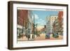 Downtown Manchester, New Hampshire-null-Framed Art Print