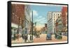 Downtown Manchester, New Hampshire-null-Framed Stretched Canvas