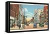 Downtown Manchester, New Hampshire-null-Framed Stretched Canvas