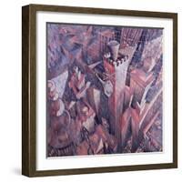 Downtown Manhattan Hailstorm, 1995-Charlotte Johnson Wahl-Framed Giclee Print