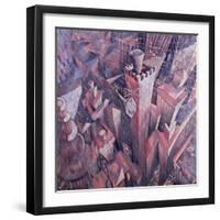 Downtown Manhattan Hailstorm, 1995-Charlotte Johnson Wahl-Framed Giclee Print