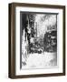 Downtown Manhattan in Blizzard-null-Framed Photographic Print