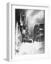 Downtown Manhattan in Blizzard-null-Framed Photographic Print