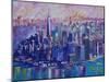 Downtown Manhattan Skyline in Morning Light With Jersey-M. Bleichner-Mounted Art Print