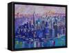 Downtown Manhattan Skyline in Morning Light With Jersey-M. Bleichner-Framed Stretched Canvas