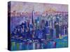 Downtown Manhattan Skyline in Morning Light With Jersey-M. Bleichner-Stretched Canvas