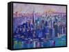 Downtown Manhattan Skyline in Morning Light With Jersey-M. Bleichner-Framed Stretched Canvas