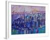 Downtown Manhattan Skyline in Morning Light With Jersey-M. Bleichner-Framed Art Print