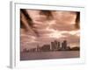 Downtown Miami Skyline at Dusk Miami, Florida, United States of America, North America-Angelo Cavalli-Framed Photographic Print