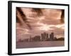 Downtown Miami Skyline at Dusk Miami, Florida, United States of America, North America-Angelo Cavalli-Framed Photographic Print