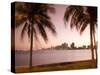 Downtown Miami Skyline at Dusk Miami, Florida, United States of America, North America-Angelo Cavalli-Stretched Canvas