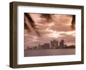 Downtown Miami Skyline at Dusk Miami, Florida, United States of America, North America-Angelo Cavalli-Framed Photographic Print