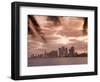 Downtown Miami Skyline at Dusk Miami, Florida, United States of America, North America-Angelo Cavalli-Framed Photographic Print