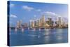 Downtown Miami Skyline, Miami, Florida, United States of America, North America-Gavin Hellier-Stretched Canvas