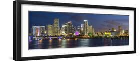 Downtown Miami Skyline, Miami, Florida, USA, North America-Gavin Hellier-Framed Premium Photographic Print