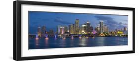 Downtown Miami Skyline, Miami, Florida, USA, North America-Gavin Hellier-Framed Photographic Print