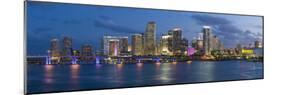 Downtown Miami Skyline, Miami, Florida, USA, North America-Gavin Hellier-Mounted Photographic Print