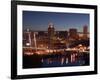 Downtown Milwaukee from Rte. 94 43 Hwy-Walter Bibikow-Framed Photographic Print