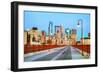 Downtown Minneapolis, Minnesota at Night Time-photo.ua-Framed Photographic Print