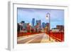 Downtown Minneapolis, Minnesota at Night Time-photo.ua-Framed Photographic Print