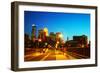 Downtown Minneapolis, Minnesota at Night Time-photo.ua-Framed Photographic Print