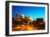 Downtown Minneapolis, Minnesota at Night Time-photo.ua-Framed Photographic Print