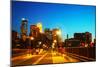 Downtown Minneapolis, Minnesota at Night Time-photo.ua-Mounted Photographic Print