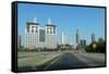 Downtown Mobile Alabama-Ruth O'Connor-Framed Stretched Canvas