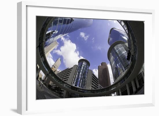 Downtown Modern Architecture, Houston, Texas, United States of America, North America-Gavin-Framed Photographic Print