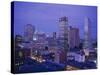 Downtown, Montreal, Quebec, Canada-Walter Bibikow-Stretched Canvas