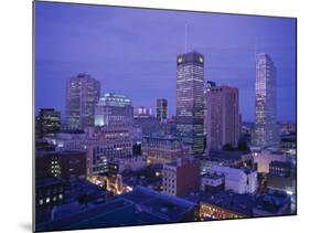 Downtown, Montreal, Quebec, Canada-Walter Bibikow-Mounted Photographic Print