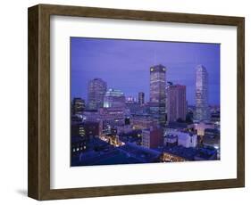 Downtown, Montreal, Quebec, Canada-Walter Bibikow-Framed Photographic Print