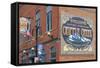 Downtown Mural, Cripple Creek, Colorado, United States of America, North America-Richard Cummins-Framed Stretched Canvas