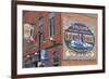 Downtown Mural, Cripple Creek, Colorado, United States of America, North America-Richard Cummins-Framed Photographic Print