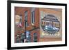 Downtown Mural, Cripple Creek, Colorado, United States of America, North America-Richard Cummins-Framed Photographic Print