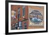 Downtown Mural, Cripple Creek, Colorado, United States of America, North America-Richard Cummins-Framed Photographic Print