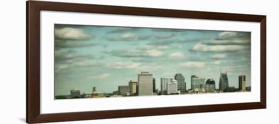 Downtown Nashville after Sunrise-Jai Johnson-Framed Giclee Print