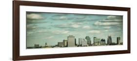 Downtown Nashville after Sunrise-Jai Johnson-Framed Giclee Print