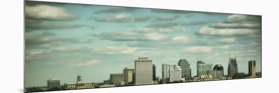 Downtown Nashville after Sunrise-Jai Johnson-Mounted Giclee Print