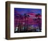 Downtown Night - Los Angeles-null-Framed Art Print