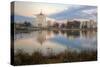 Downtown Oakland at Lake Merritt-Vincent James-Stretched Canvas